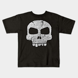 Weathered Skull Painting Kids T-Shirt